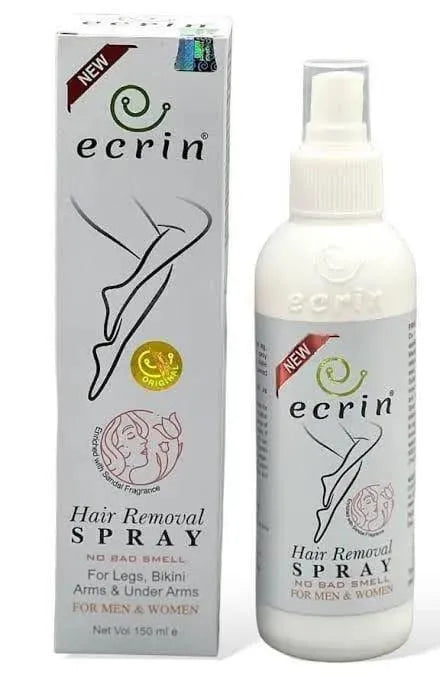 Ecrin Hair Removal Spray 150ml: Minimize Redness &amp; Irritation (Painless Hair Remover)